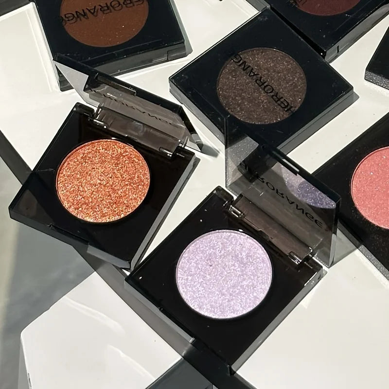 Herorange Pearl Eyeshadow Fine Shimmer Pigmented Non Clumping Brightening Highlight Beginner Friendly