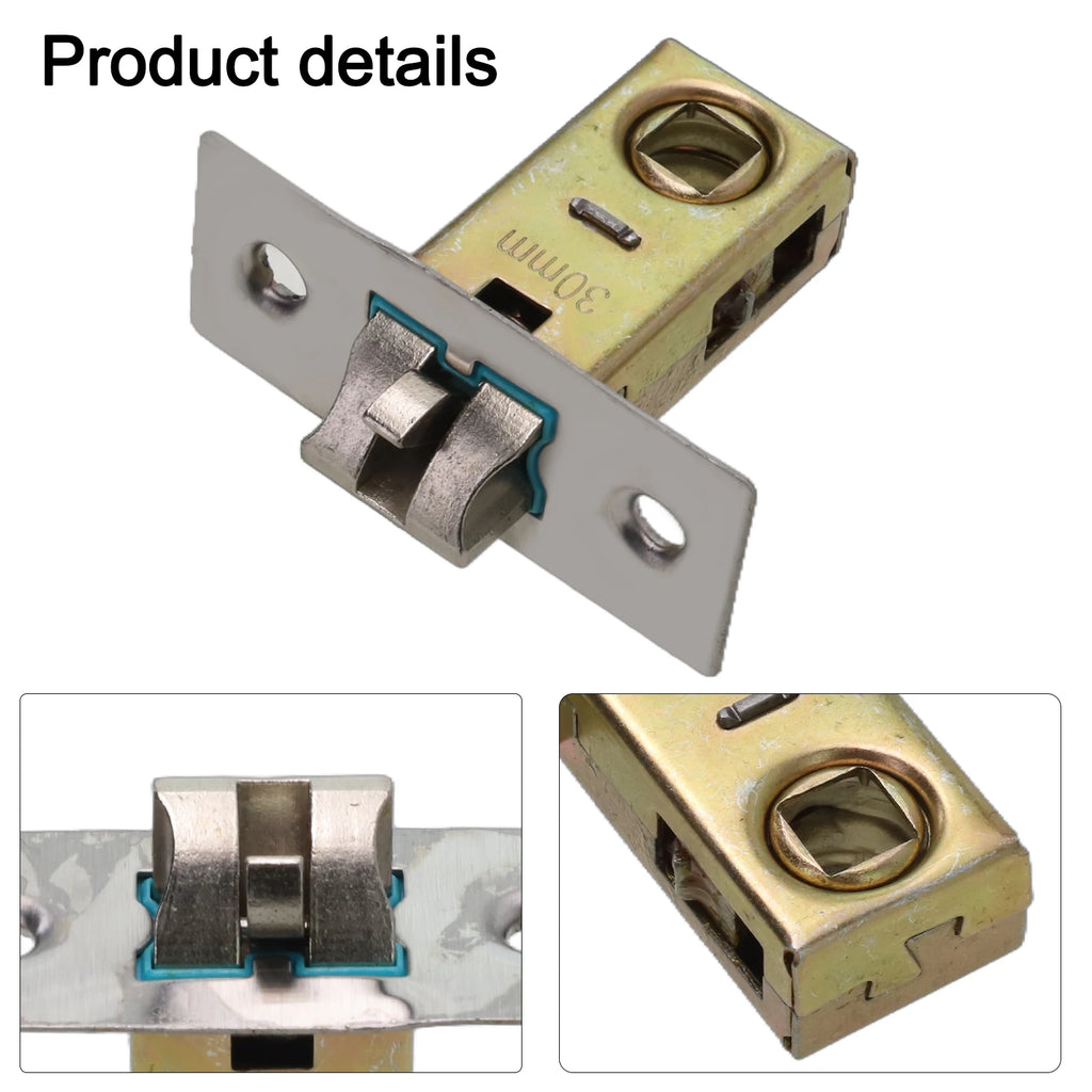 Door Lock Core Tubular Latch Internal Bolt Facility Sprung Catch Lock Core Tongue Lockcase Fitting Bathroom Insert Core Hardware