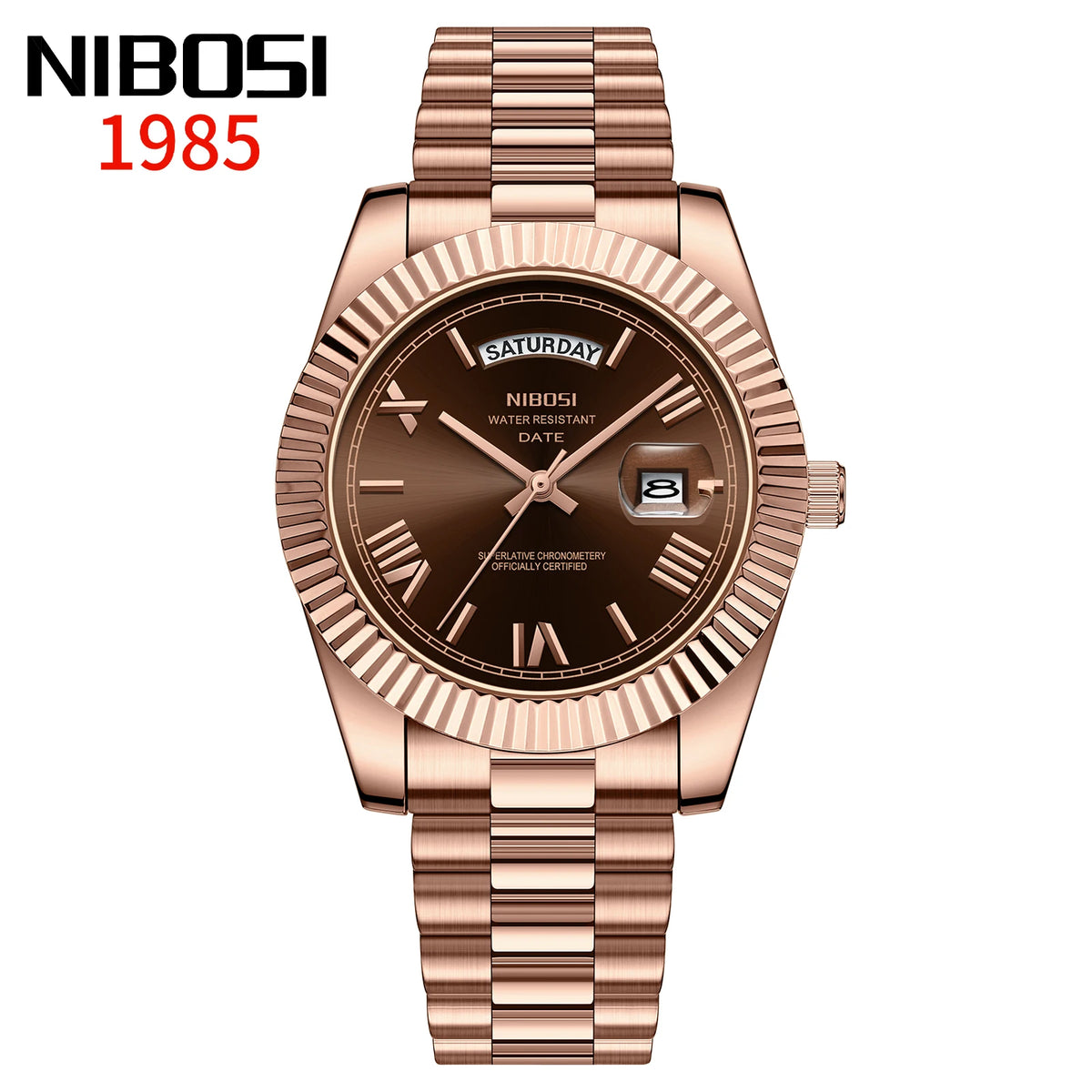 NIBOSI Fashion Quartz Men Watch Top Brand Luxury Wristwatch Day Date Miyota Watch Men Waterproof Steel Male Clock Reloj Hombre