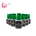 10 Bottles Black False Eyelashes Glue IB Ultra Super Glue Individual Fast Drying Glue for Eyelash Extensions 5ml/10ml