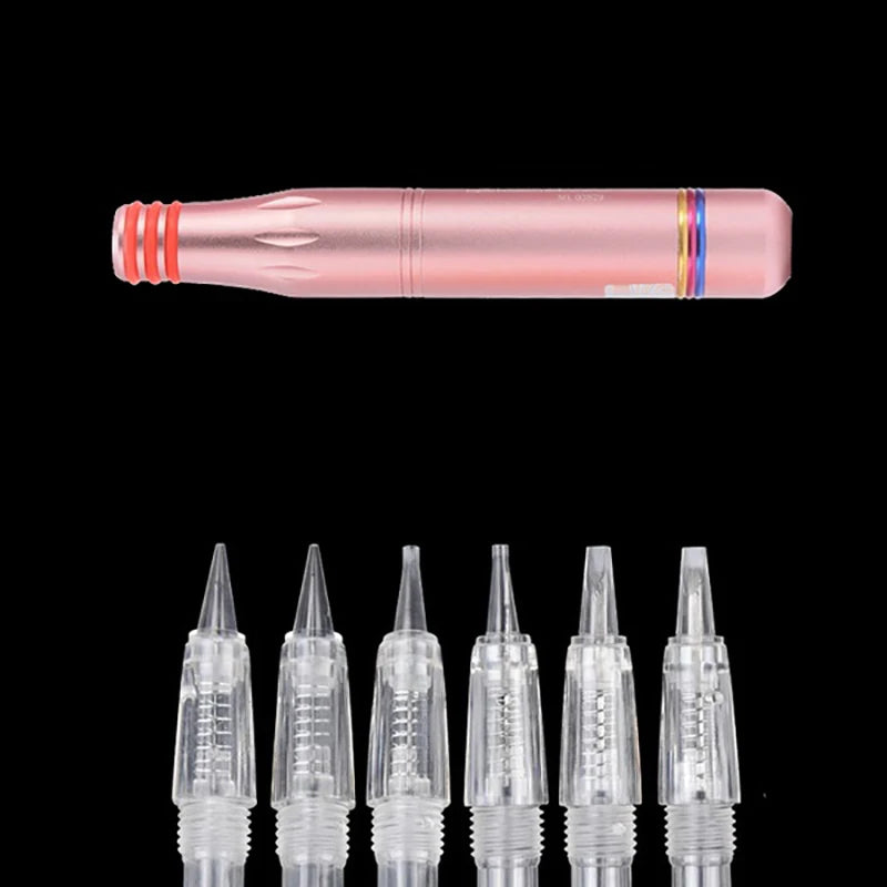 10pcs Microblading Cartridge Needle for Charmant Permanent Makeup Machine Micropigmentation Device 8mm Screw Eyebrow Tattoo Pen