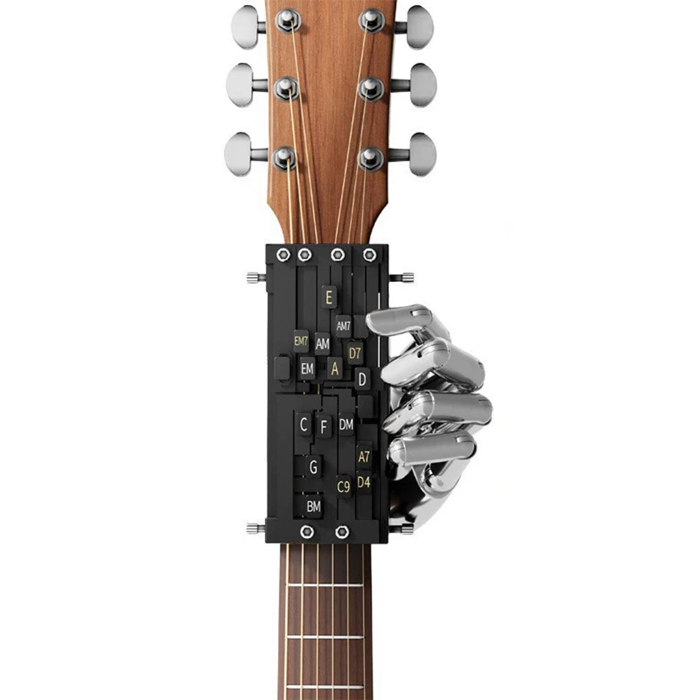 Guitar Aid Chords,Portable Guitar Learning System Teaching Beginner Trainer Practice Tools for Beginners Friends Family Adults