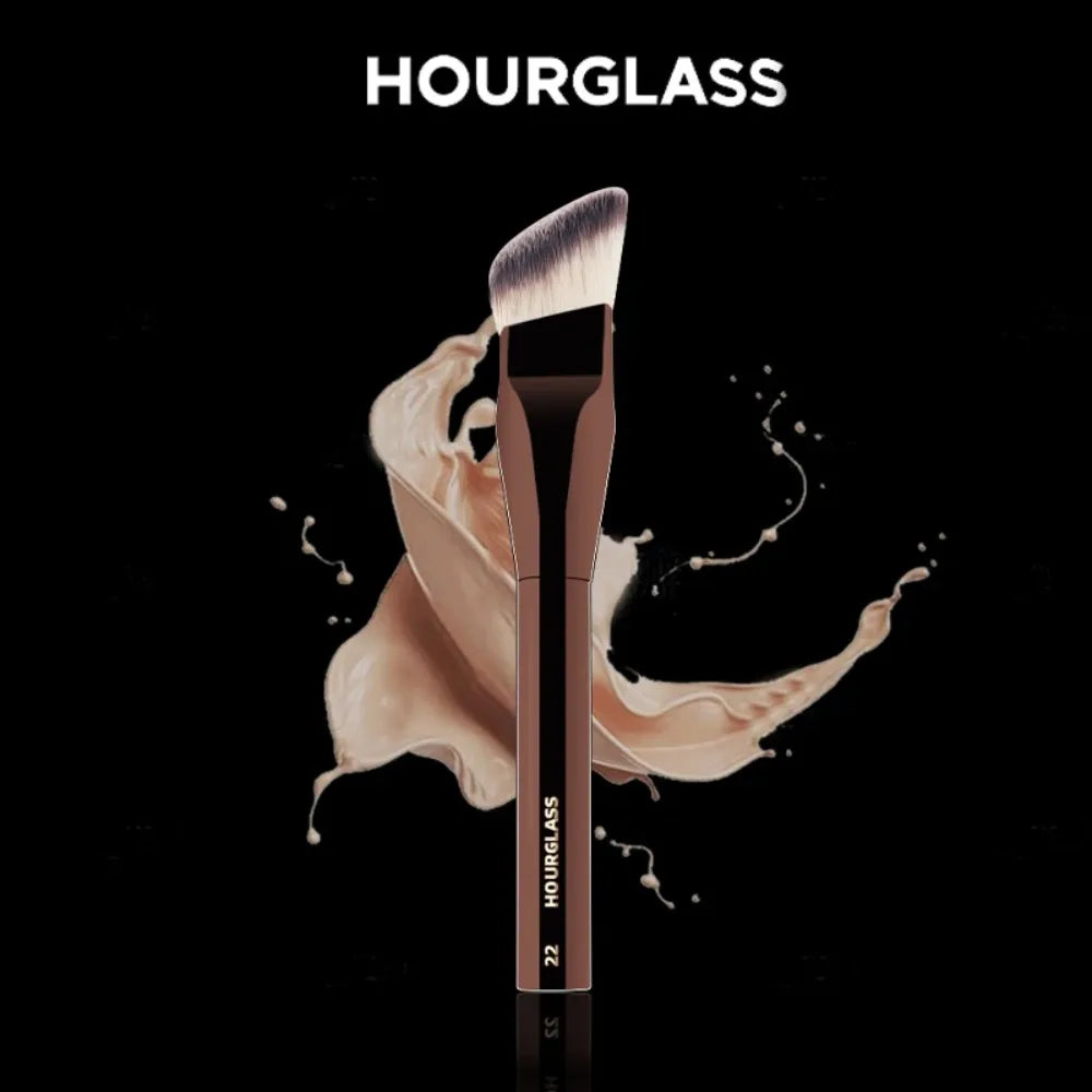 HOURGLASS Angled Liquid Foundation Brushes Foundation Cream Brush Blush Brush Base Make Up Tool-022