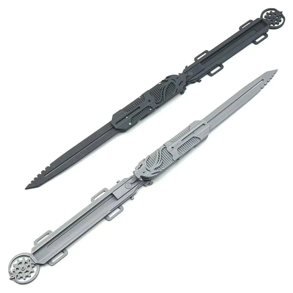 3D Printed Gravity Operated Hidden Blade Arm Sword, Up and Down by Gravity, Non-Elastic Control, Halloween Costume Prop
