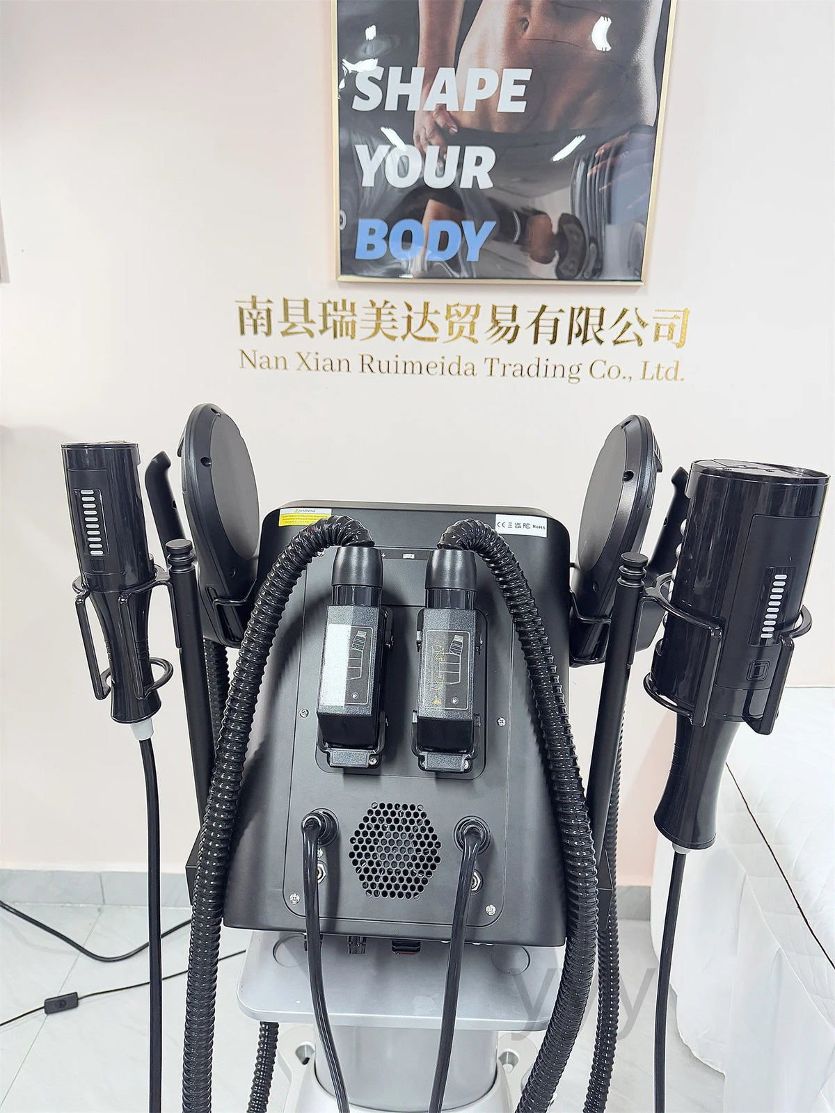 Professional EMS Inner Ball Roller Slimming Massager Machine 360 Rotating Cellulite Reduction Body Sculpting Skin Lifting