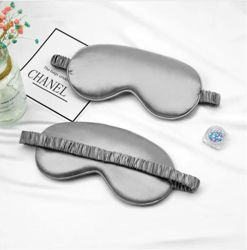 Imitated Silk Eye Patch Shading Sleep Eye Mask Eyepatch Travel Relax Cover Eyeshade Health Sleeping Shield Eye Care Tools