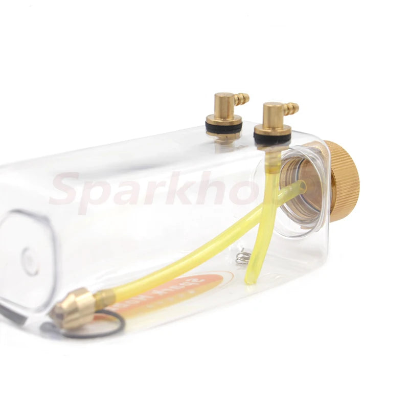 1 SET RC Plastic Fuel Oil Tank 260/360/500/700/1000/1500 CC/ml CNC Aluminum alloy Cover for RC  Nitro and Gas airplane model