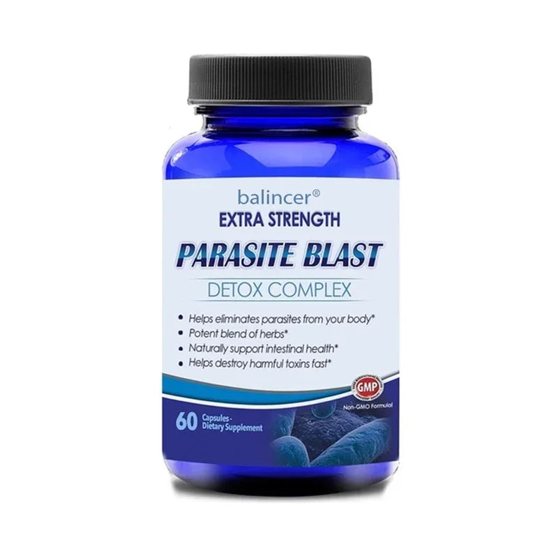 Parasite Blast Detox Complex - Eliminate Parasites, Cleanse The Intestines, and Improve Digestion