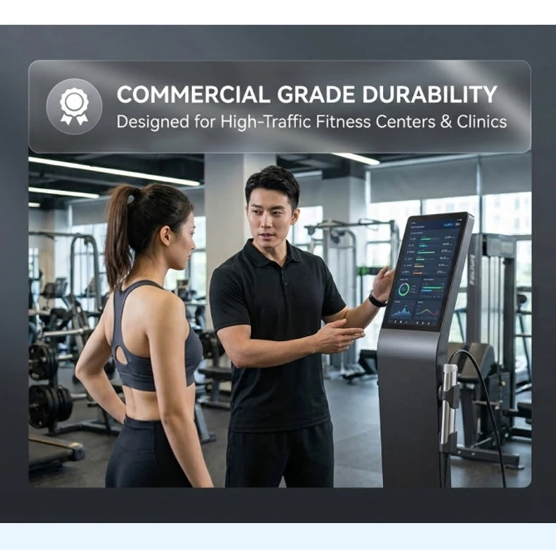 Professional 3D Whole Body Health Scanner Touch Screen Body Composition Analyzer