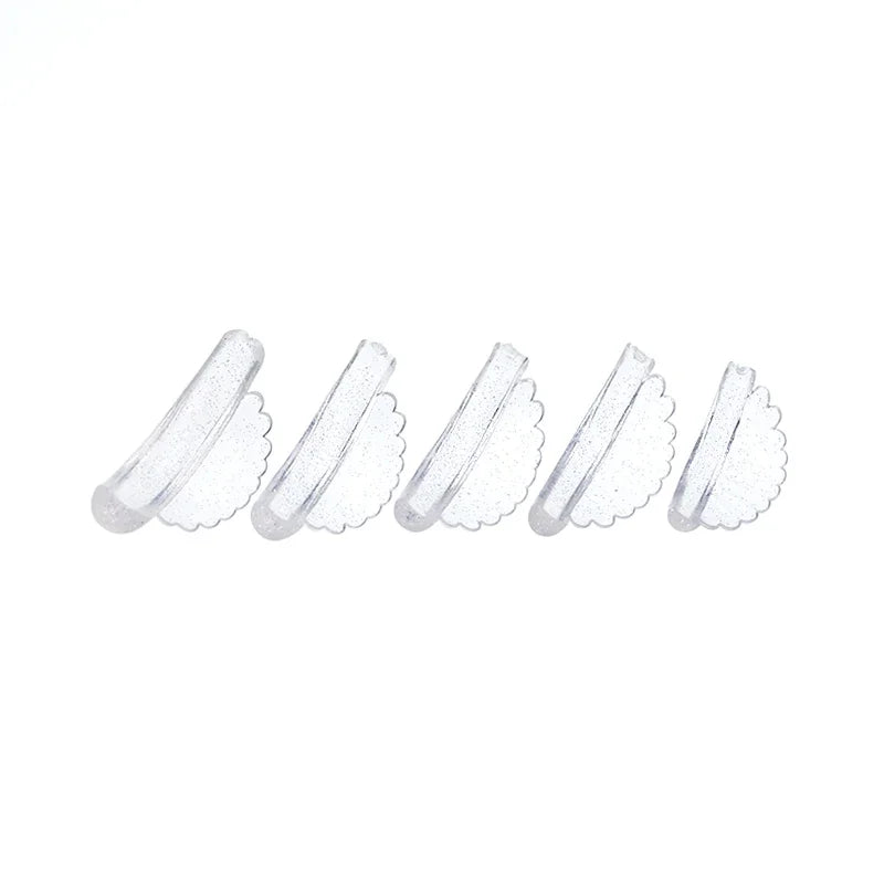 5Pairs Eyelash Perm Pads Silicone Lash Lifting Rods Shell-shape 3D Eyelash Extension Curler Lash Perm Shield Makeup Accessorie