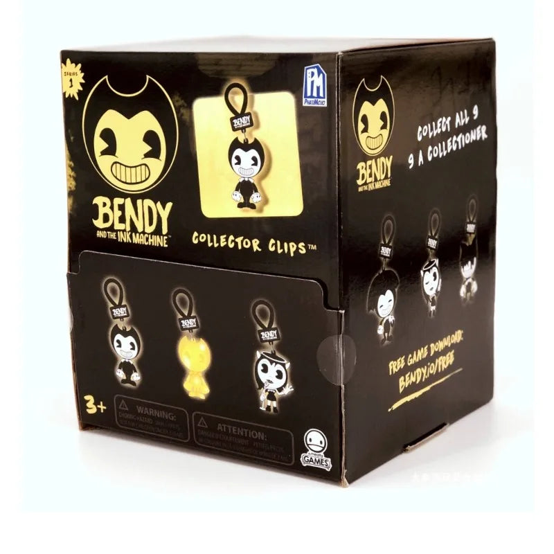 Bendy Blind Bag Bendy And The Ink Machine Horror Game Character Keychain Personalized Pendant School Bag Charm