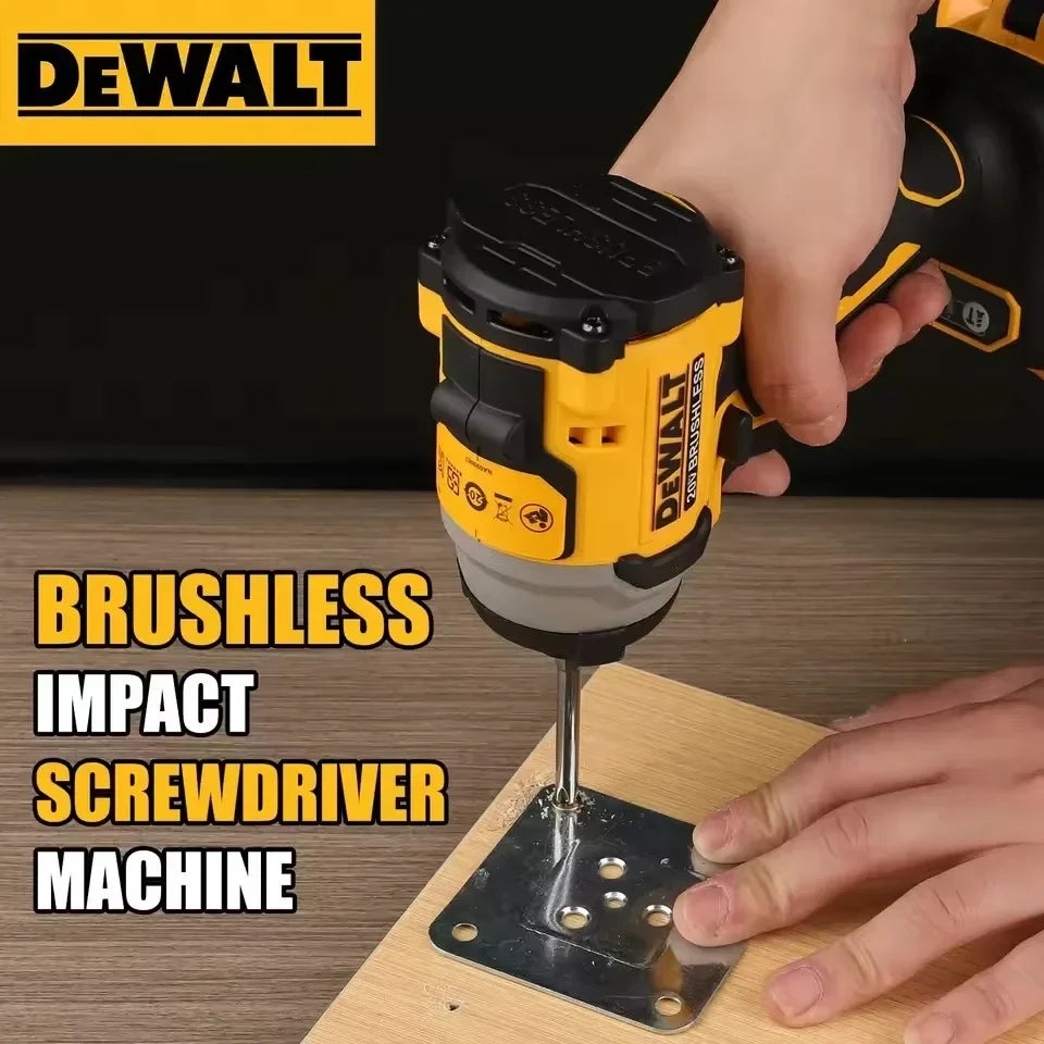NEW 2026 DEWALT DCD805 Hand Impact Drill,20V Lithium Cordless,Brushless Power,Variable Speed Control,Lightweight Household Tool