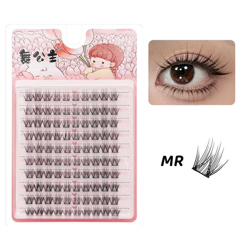 10 Rows Individual Lashes DIY at Home Lash Extension Cluster Wholesale Natural Makeup Eyelashes