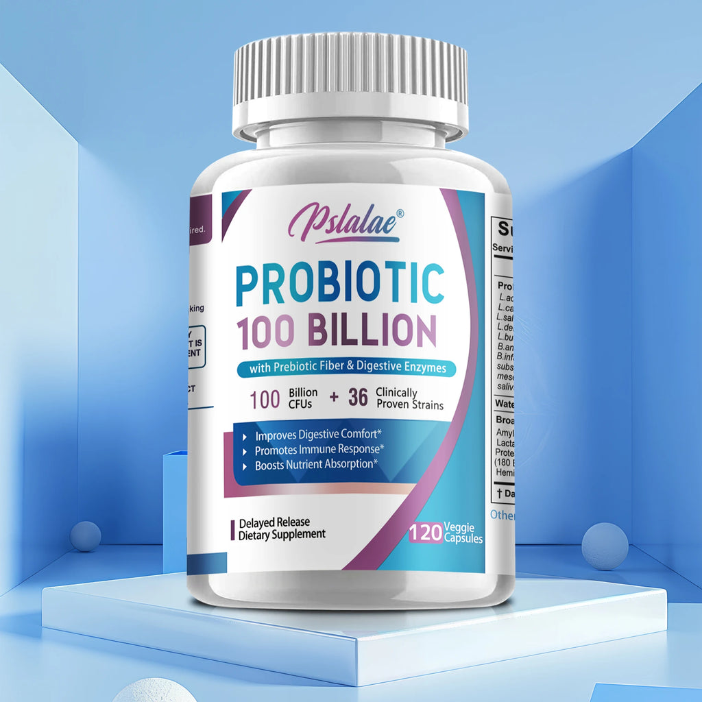 Probiotics 100 Billion - Help with Intestinal Health, Nutrient Digestion, Weight Management, Bloating Relief, Calorie Control