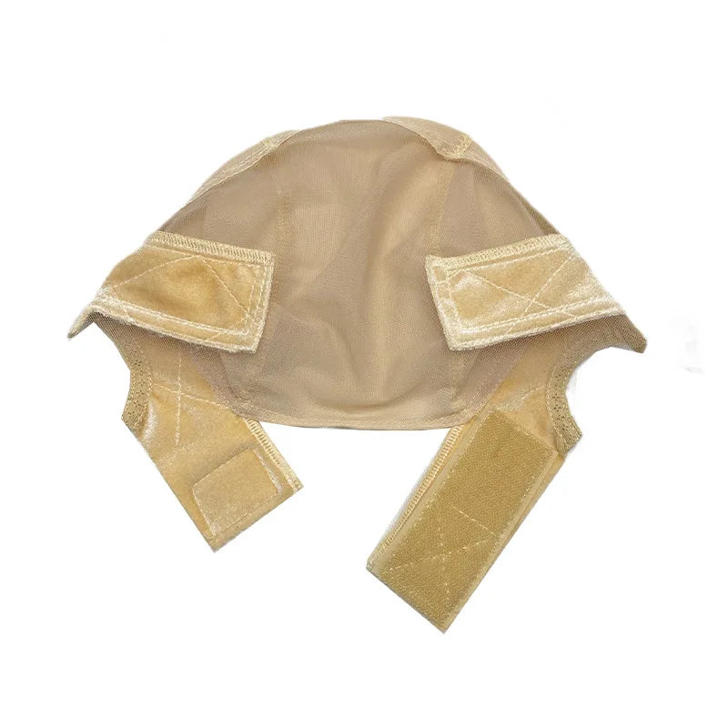 Female Headband Wig Cap  Lace Wig Cap For Wig Making U Part Wig Caps With Adjustable Velvet Wig Grip To Wear Wig Nude Hair Net