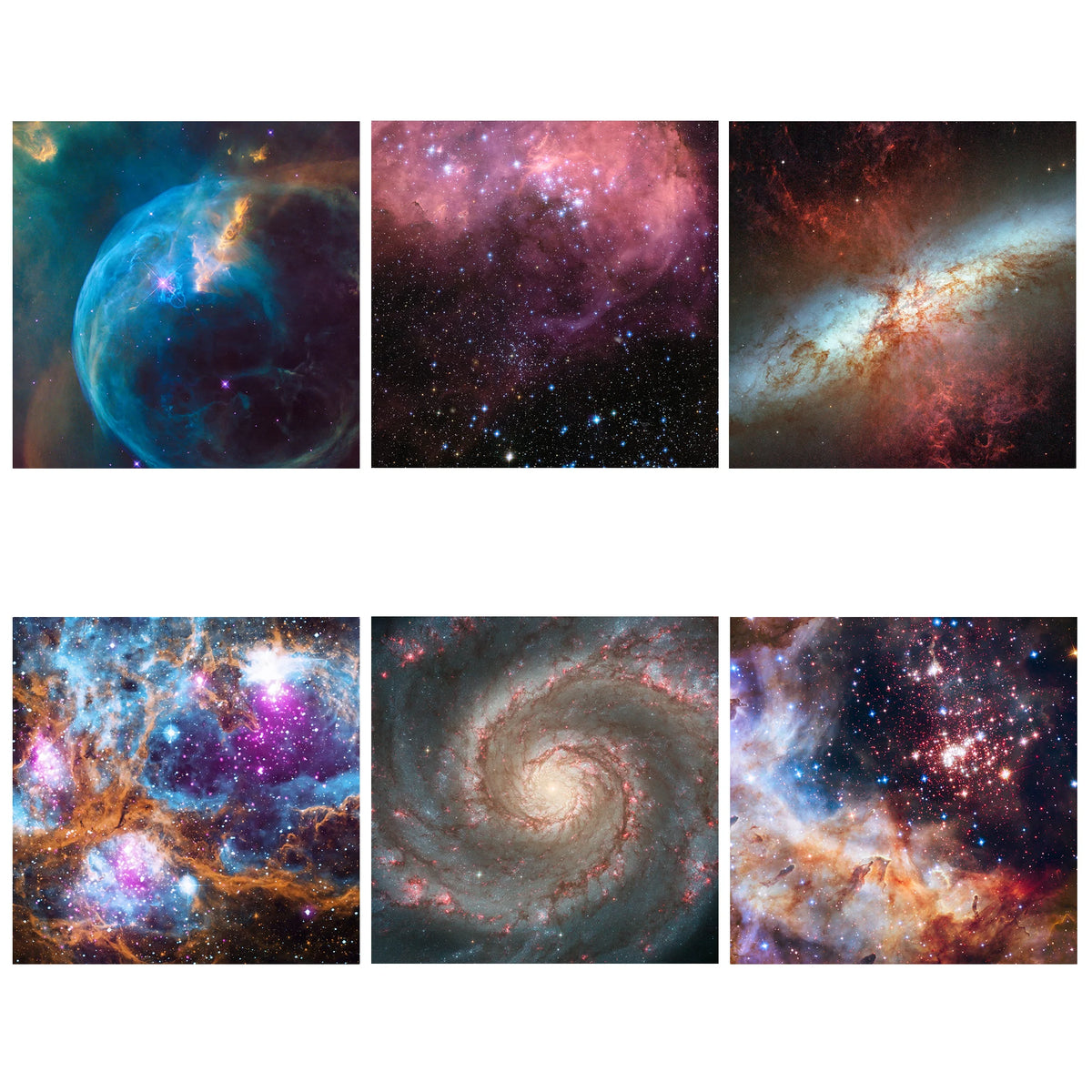 Gorgeous Nebula - Discs for POCOCO Galaxy  Projector, 5k Ultra HD, 6 Pieces ( No Projector )