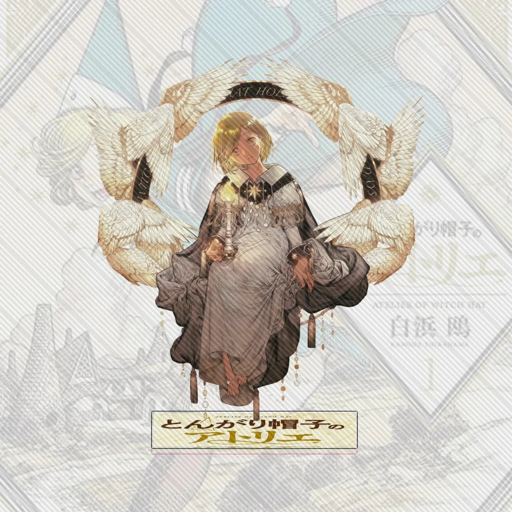 15CM Charm Anime Witch Hat Atelier  Acrylic Stand Model Cosplay Characters Ornament Accessories Goods Collection Gifts
