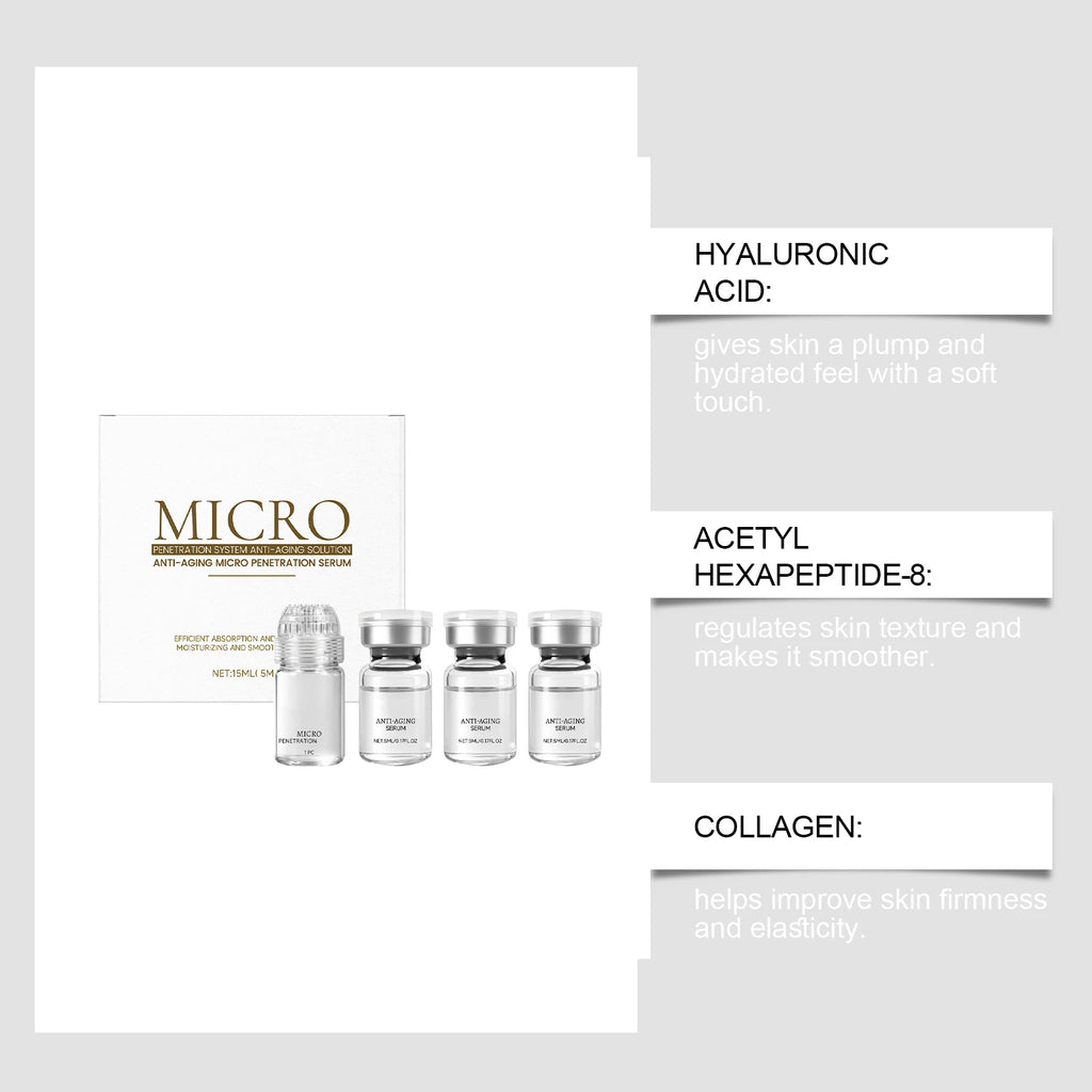 Gentle Daily Face Care Combo Anti-Wrinkle Moisturizing Serum Essence Collection
