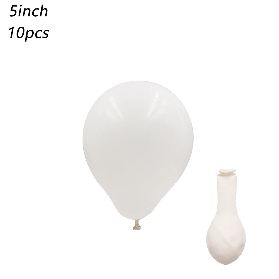 12 Inch Latex Balloon Birthday Party Decoration Kid Boy Blue White Cloud Balloon Birthday Airplane Banner Party Balloon 10pcs