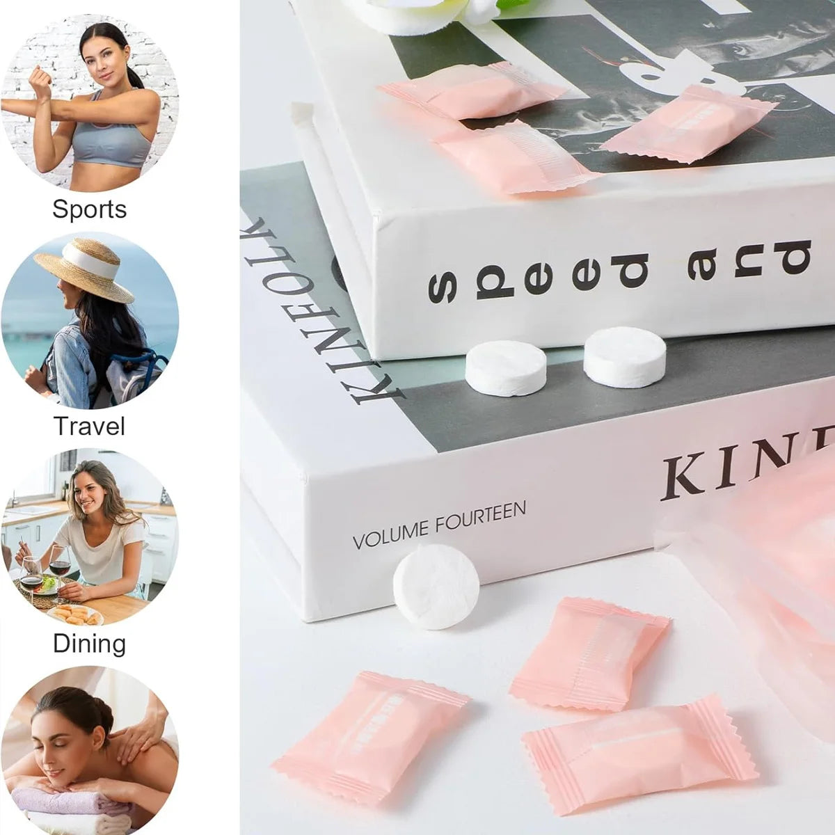 Exquisite Dividually Packaged Compressed Towel Coin Compressed Towel Expandable Wet Wipe Soft Odorless Makeup Cotton Hand Towel