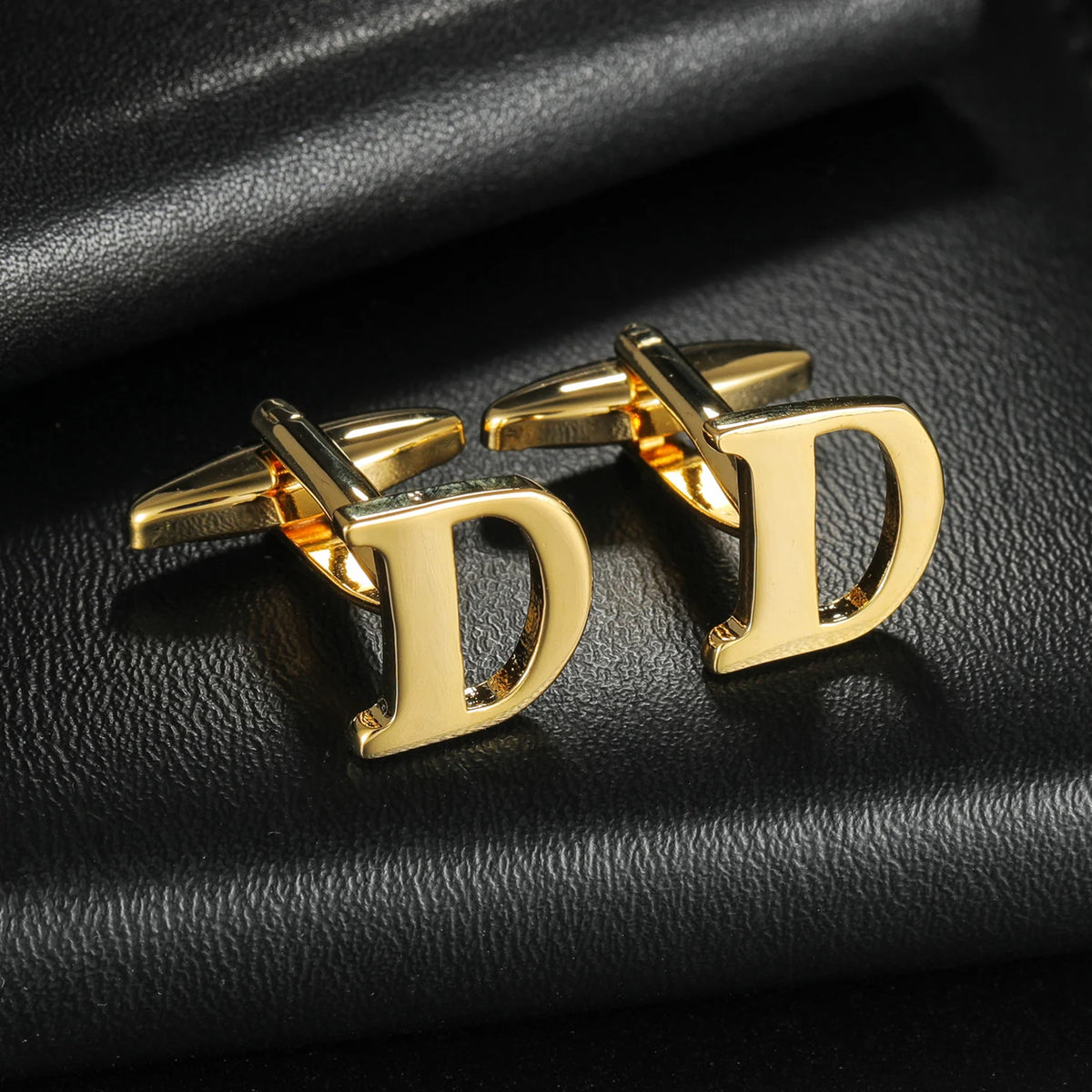 New High Quality Initial A-Z Cufflinks Alphabet Letter Copper Material Cuff Links For Business Mens Boys Tuxedo Shirts Gift