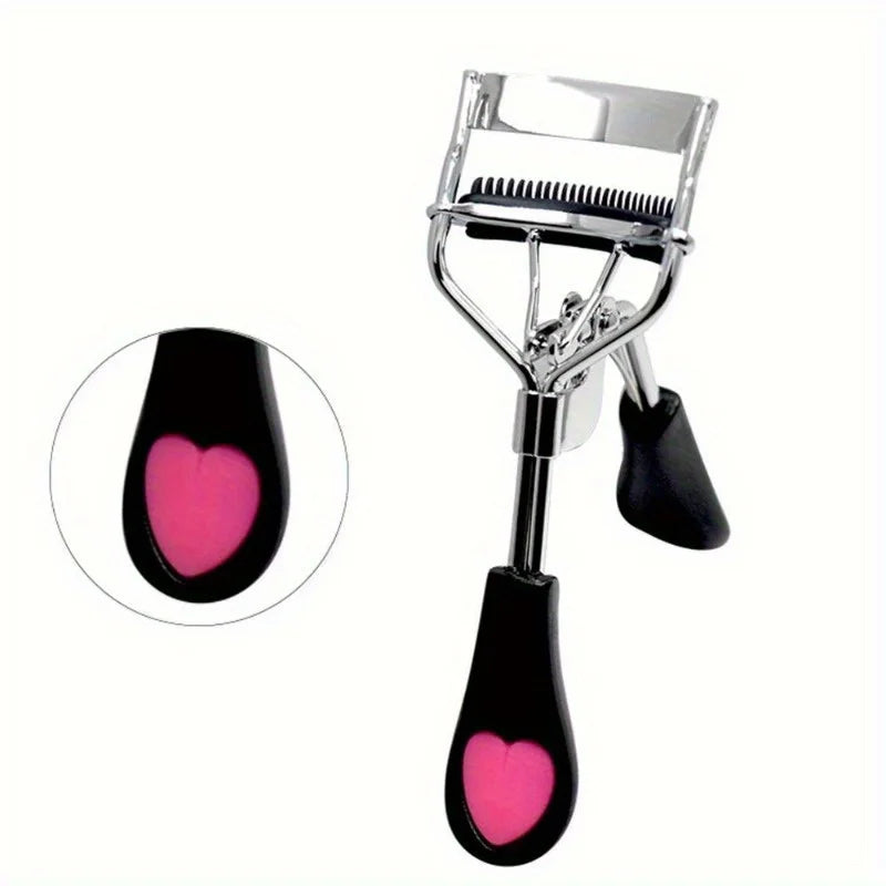 1PC Lady Professional Eyelash Curler With Comb Tweezers Curling Eyelash Clip Cosmetic Eye Beauty Tool maquillaje