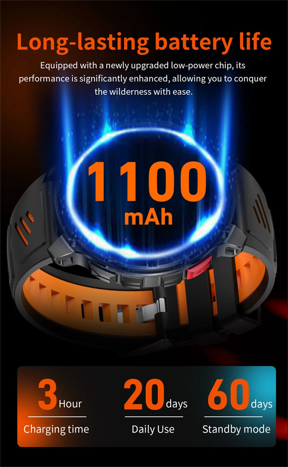 2026 GPS Sports Smart Watch 1.7-Inch AMOLED Screen Outdoor Sports Compass Heart Rate IP68 Waterproof Bluetooth Call Smartwatches
