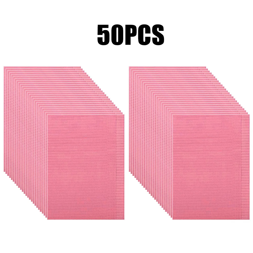 125/50/10Pcs Disposable Tattoo Cleaning Wipes Pad Dental Bibs Waterproof Sheets Paper for Nail Arts Piercing Tattoo Accessories