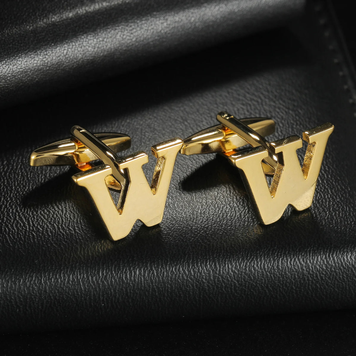 New High Quality Initial A-Z Cufflinks Alphabet Letter Copper Material Cuff Links For Business Mens Boys Tuxedo Shirts Gift