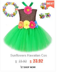 Animal Fox Halloween Costume for Girls Birthday Party Tutu Dress Kids Girl Photoshoot Outfit Children New Years Carnival Clothes