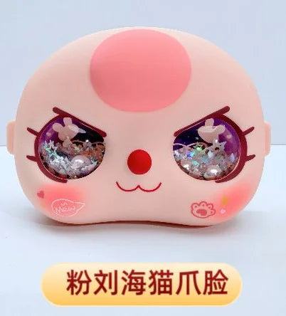 In Stock Baby Three 400% Bb3 Exquisite Quicksand Eye Replacement Part Cute Doll Accessoires Face Shell