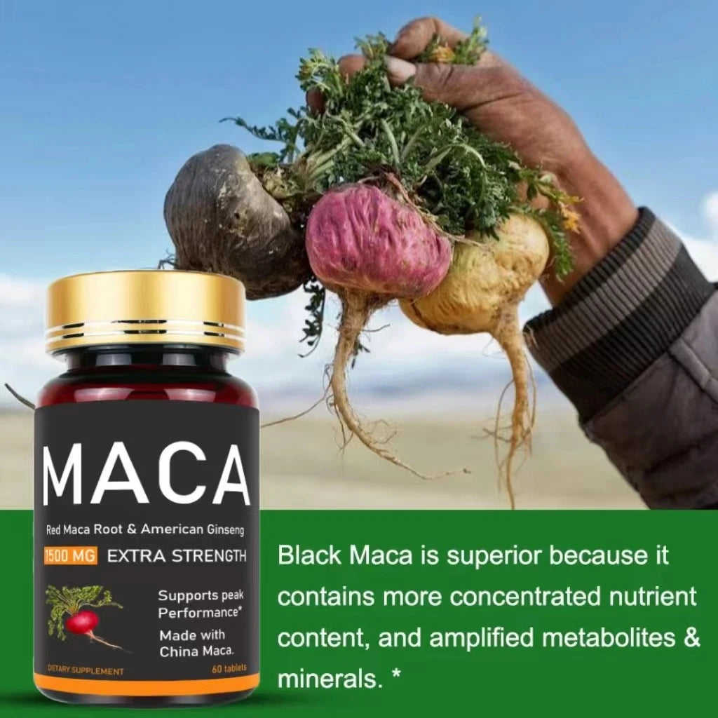 Original Ashwagandha, Ginseng& Maca Tablets, Male Supplement, Immunity Capsules for Men