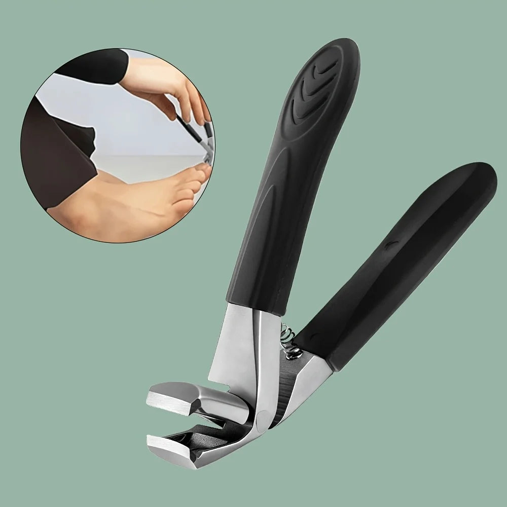 1/7pcs Professional Heavy Duty Nail Care Tool Set - Wide Jaw Nail Clippers with Convex for Thick Ingrown Toenails & Fingernails