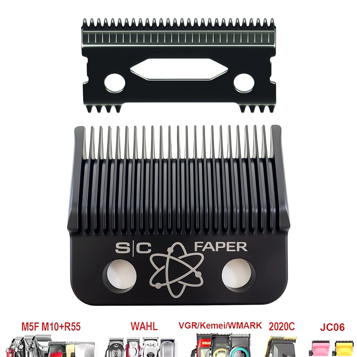 MRD Blades DLC Cutter Head Trimmer Replacement Original Cutter Head Professional Barber Accessories for SC JRL 8148 KM VGR