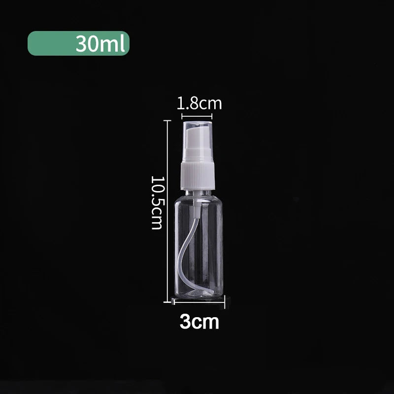 1PC Bottle Clear Plastic Empty Spray Bottle Portable Refillable Perfume Clear Sample Dispenser Small Spray Bottle