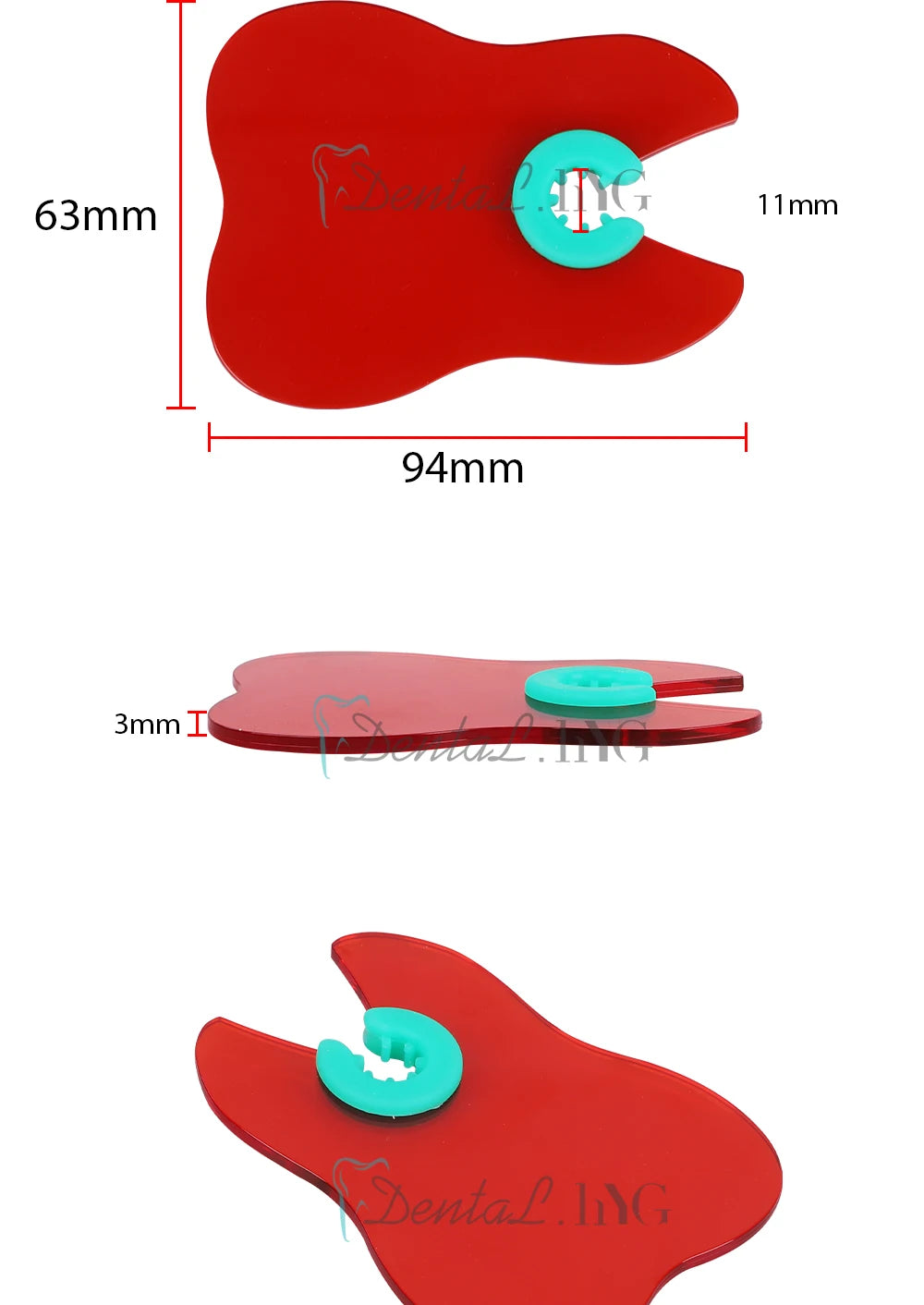 1pc Dental Curing Lamp Replacement Shield Plate Shade Board Light Hood