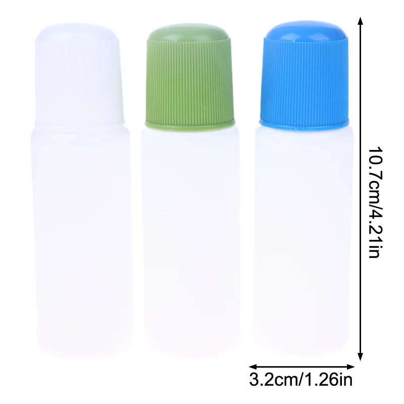 50ML Empty Smudge Bottle Liquid Applicator Sponge Head Soreness Liquid Bottle For Daub Filling Liniment Medicine