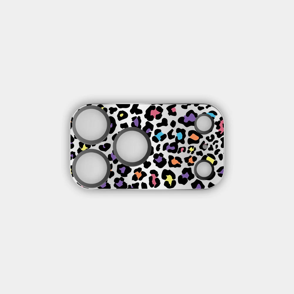51-100 Cartoon Electroplated Camera Lens Protector for iPhone 17 Pro Max / 17 Pro Scratch Resistant Glass Rear Cover