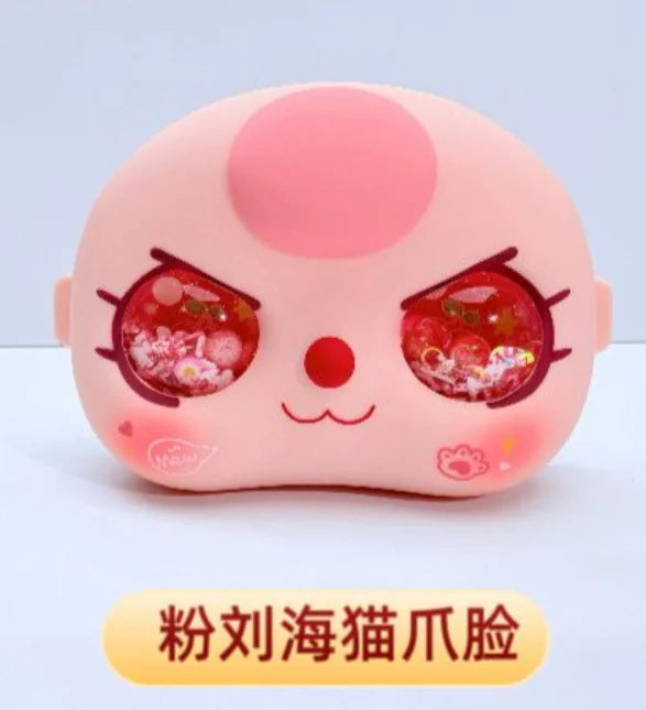 In Stock Baby Three 400% Bb3 Exquisite Quicksand Eye Replacement Part Cute Doll Accessoires Face Shell