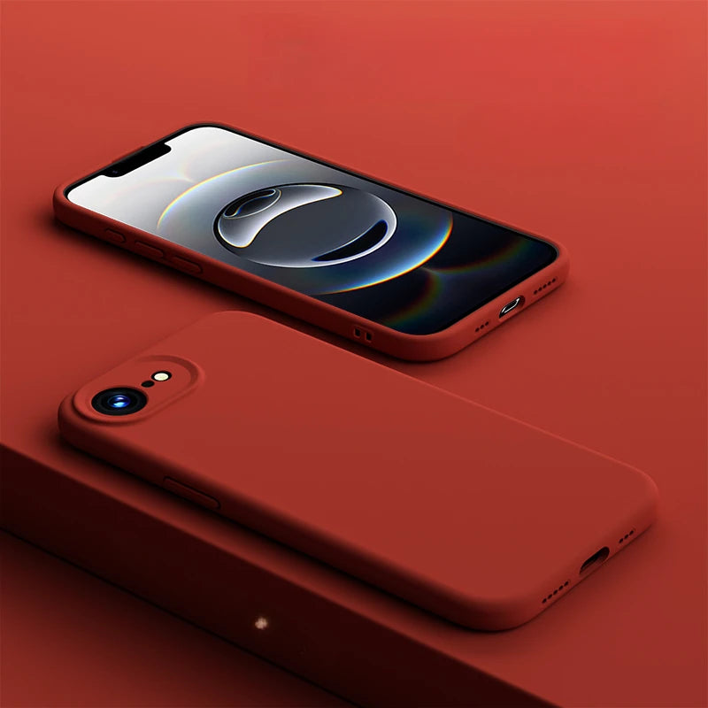 For Magsafe Case For iPhone 17E Liquid Silicone Magnetic Shockproof Solid Colour Matte Soft Cover For iPhone 17 E 17e Bumper