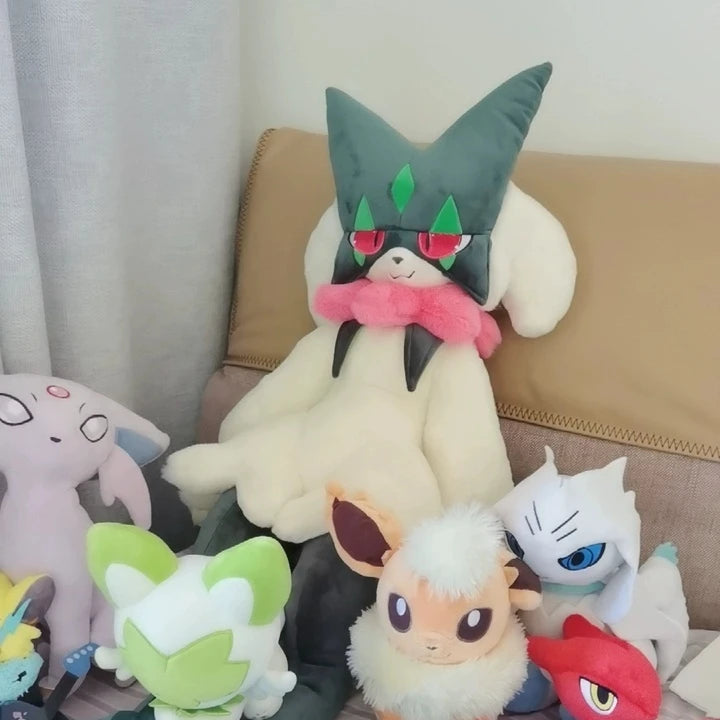 Pokemon Meowscarada Plush Doll Anime Character Stuffed Animal Soft Toys Throw Pillow  Cartoon Cute Birthday Gift