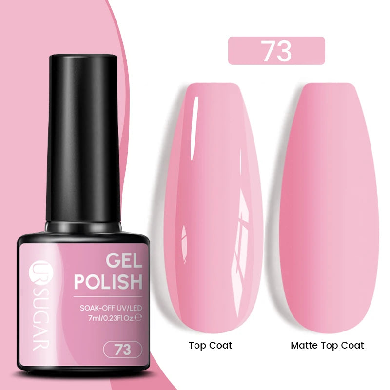 UR SUGAR 7.5ml Reflective Magnetic Gel Nail Polish Glitter Silver Pink Magnet Gel Soak Off UV LED Nail Manicure Varnish UV Gel