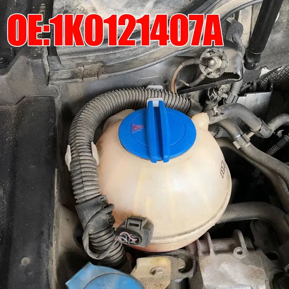 Car Coolant Reservoir Expansion Tank+Cap Accessories for VW Jetta MK5 Golf GTI MK6 Tiguan Passat CC Beetle Eos Audi A3 Q3 TT