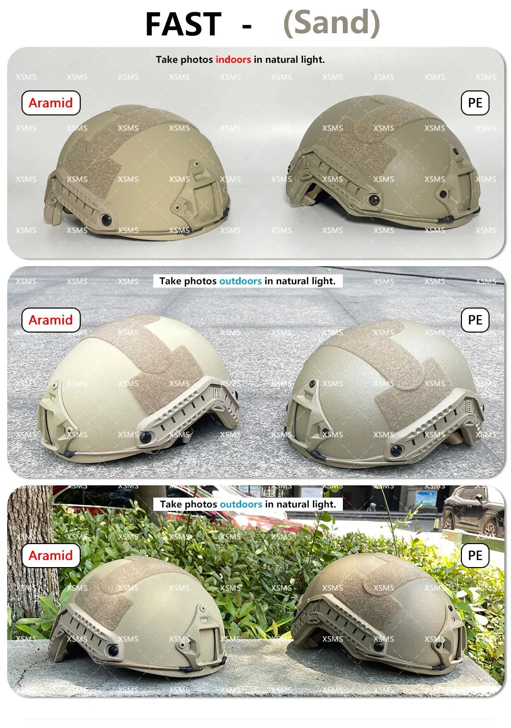 Protective Helmet  -FAST - Aramid  - Whith Wendy