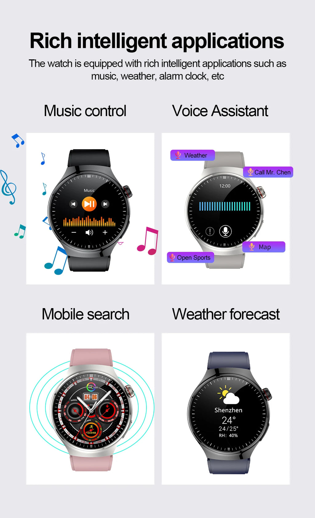 2025 New GUHUAVMI Accurate Blood Lipid Uric Acid Smart Watch Men Women ECG+PPG Blood pressure Bluetooth call Health Smartwatches