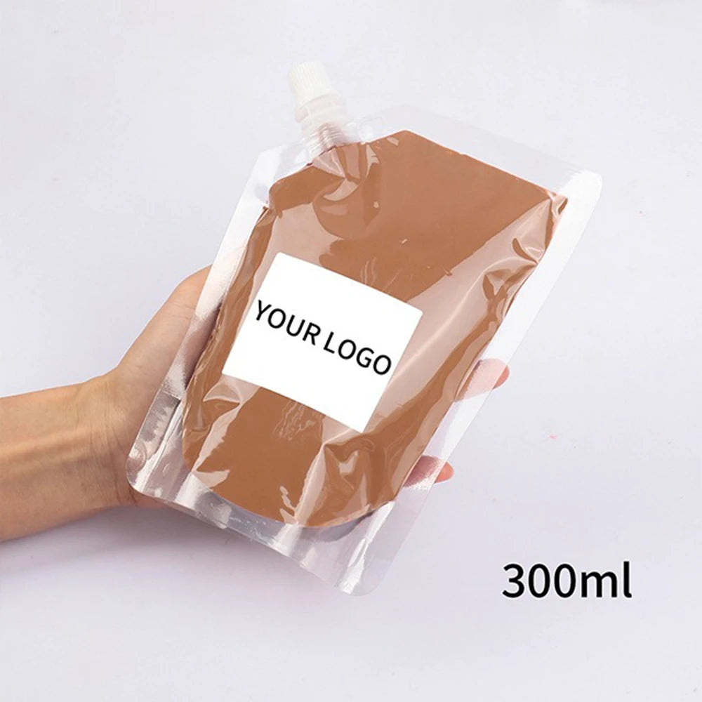24 Color Matte Liquid Foundation Private Label Long Lasting Semi-finished DIY Bagged Sweat-proof Custom Logo Makeup Wholesale