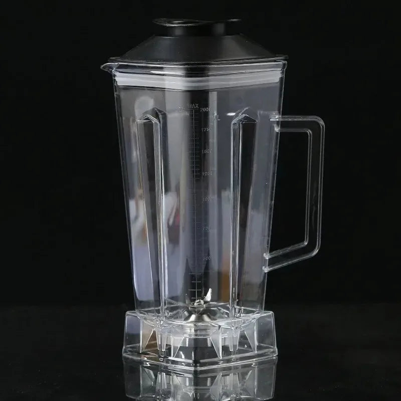 2L Capacity Blender Spare Compatible for Blender Replacement Part Transparent for SILVER CREST Blender Spare Jug