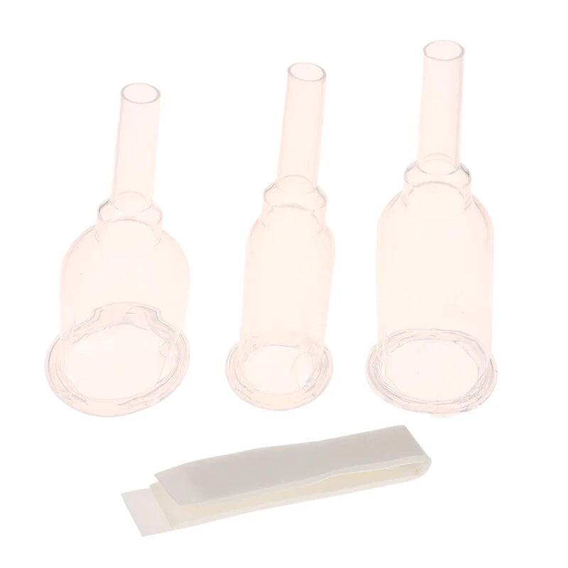 Sterilized Comfortable Medical Silicone Male External Catheter Self Adhesive Silicone Catheter External Size S M L