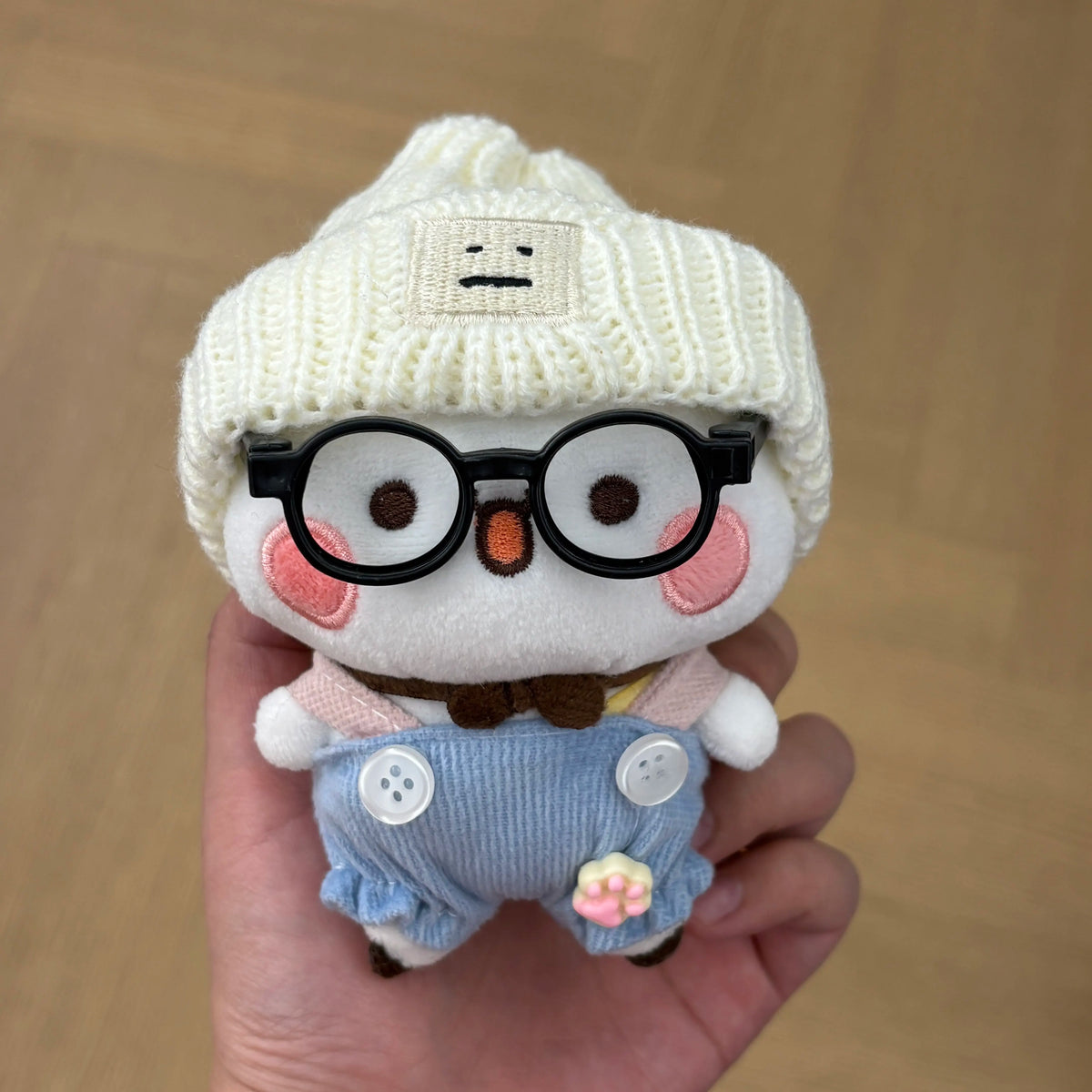 12cm Official Original Panda Bubu And Yier Outfit Change Plush Toy , Bubu And Dudu Plush Pendant Doll Gift