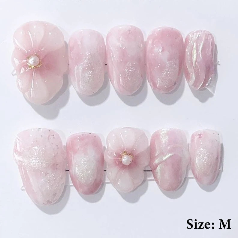 Punk Dragon Charms Press on Nail Artificial Long False Nails XS Black Dragons Goth Presson Tips Butterfly Fake Nail y2k Pressons
